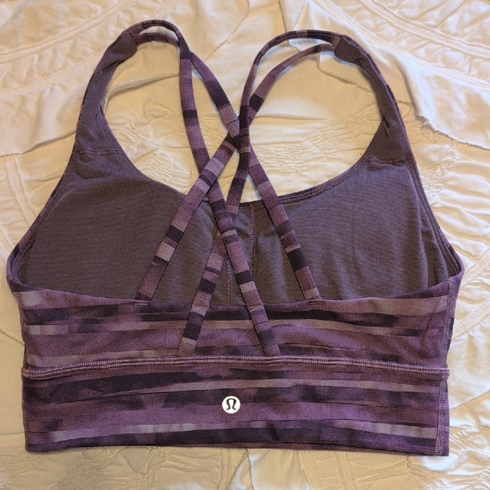 lululemon athletica Strappy Purple Sports Bra